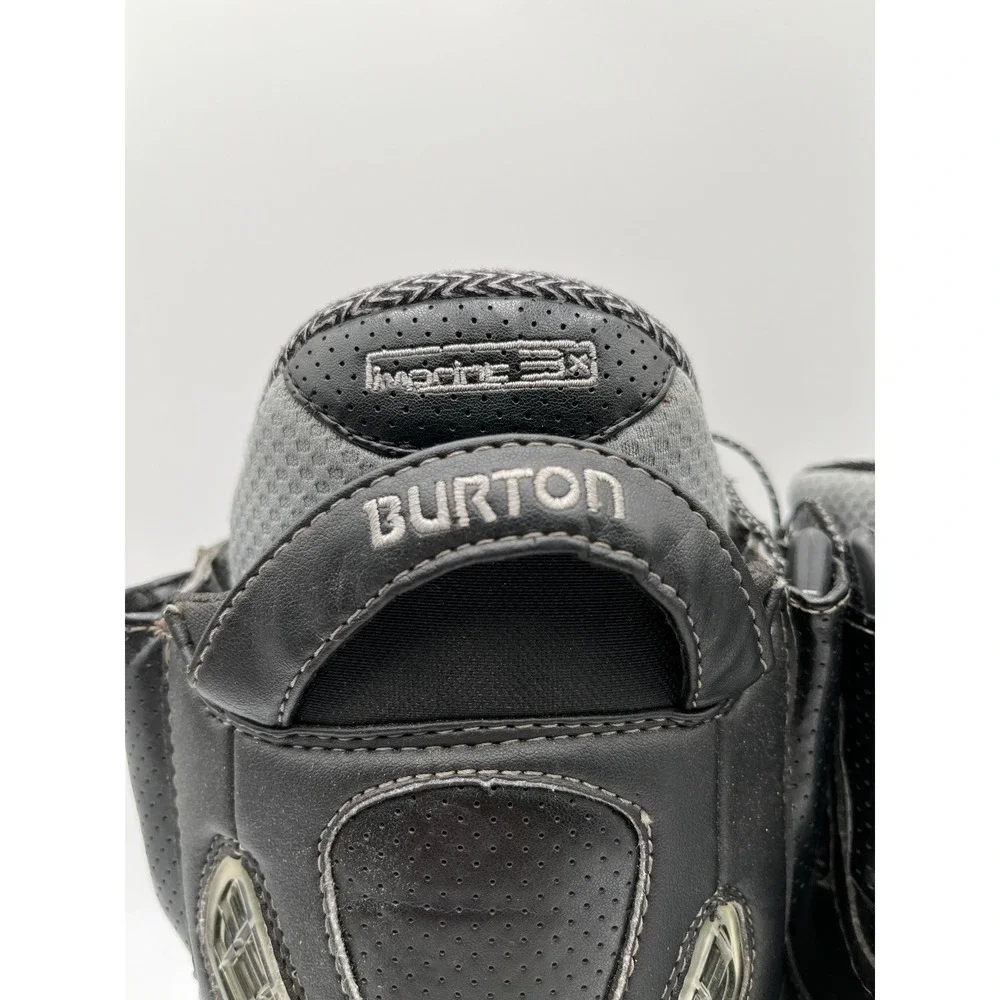 Burton Driver X Snowboard Boots Mens 9 Black Gray Traditional Lace UP Winter
